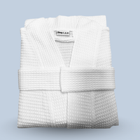 Luxury Waffle Bathrobe – 100% Organic Cotton