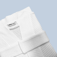 Luxury Waffle Bathrobe – 100% Organic Cotton