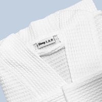 Luxury Waffle Bathrobe – 100% Organic Cotton