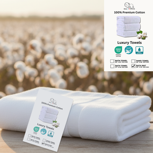 Luxury Bath Mat – 100% Premium Cotton