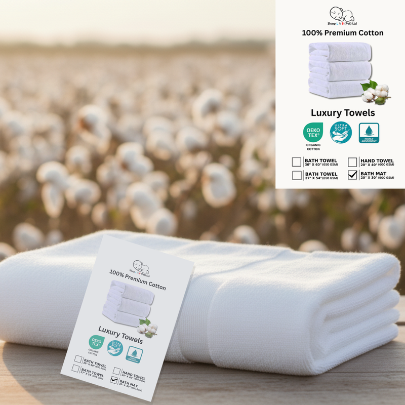Luxury Bath Mat – 100% Premium Cotton